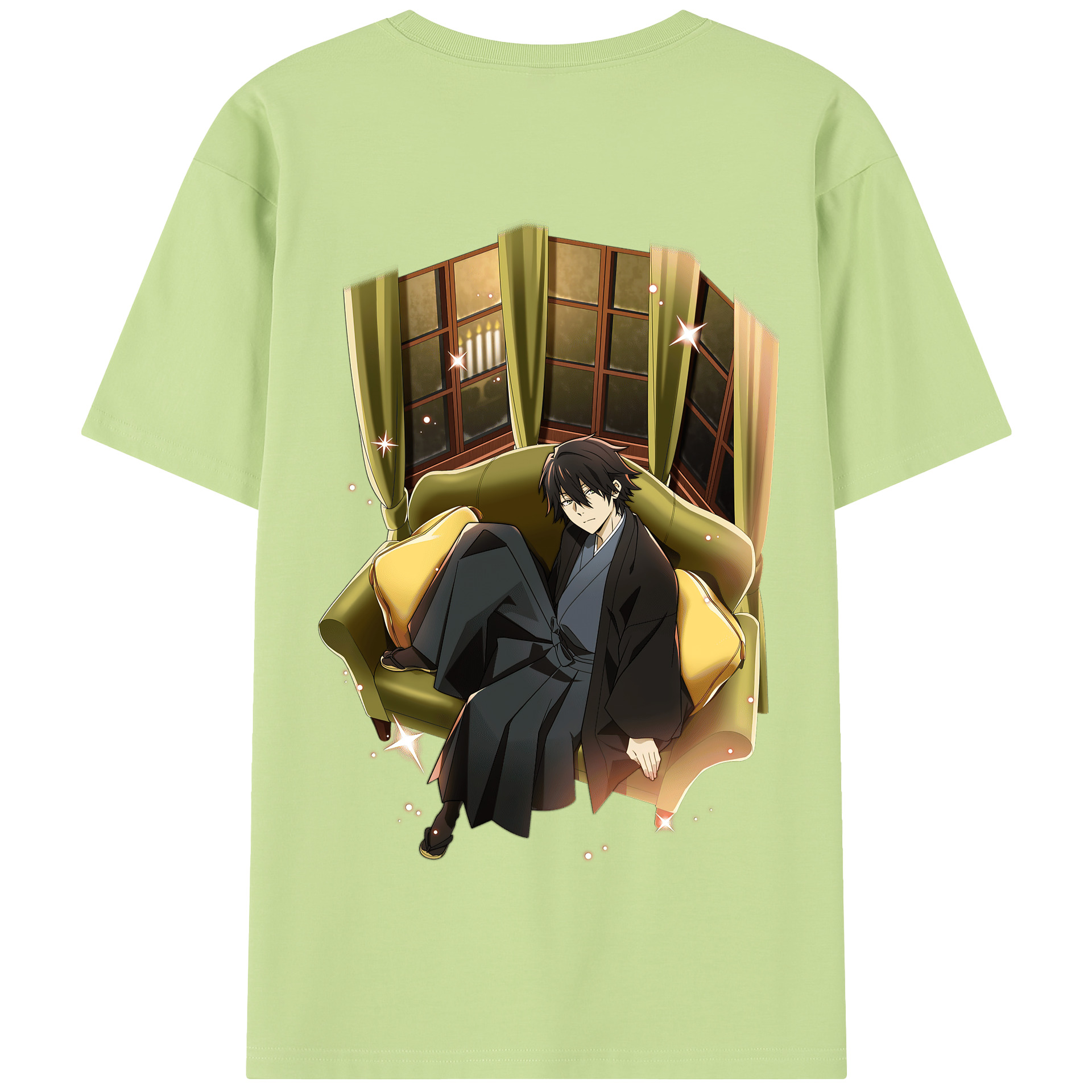 （画像用） 文豪ストレイドッグス Bungo Stray Dogs 綿100％半袖Tシャツ（背面プリント）